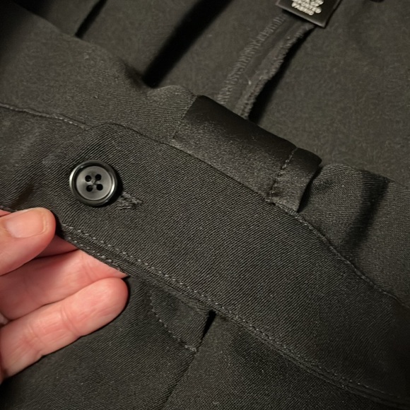 St. John Caviar Wide Leg Pants. Size 8. Black - Picture 9 of 17